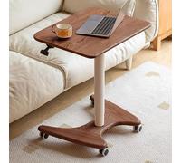 Escritorio móvil, podio de pie, atril, escritorio for portátil de altura ajustable, escritorio neumático con elevador de gas, podio for el hogar, la oficina, el aula y el ámbito médico.(Dark color)