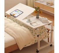 Escritorio Móvil sobre la Cama con Ruedas - Mesa de Cama con Escritorio y Ruedas