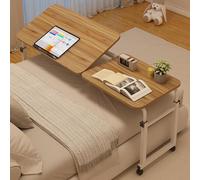 Escritorio Móvil sobre la Cama con Ruedas - Mesa de Cama y Computadora en Uno