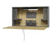 Escritorio mural Mini-Office H x A x P 650 x 1200 x 260 mm