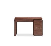 Escritorio para Computadora Escritorio de Oficina Escritorio de madera maciza, escritorio esquinero de nogal Negro Nórdico de lujo, mesa de estudio for ordenador, tocador, mesa de té Escritorio de Toc