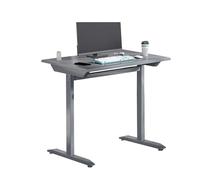 Escritorio para computadora, estructura pequeña de bambú en forma de T para un apoyo estable, adecuado para varios escenarios