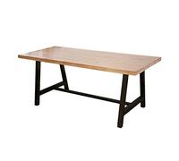 Escritorio para computadora Mesa de madera maciza Mesa para computadora para oficina en casa, mesa de 5 cm de grosor, mesa de comedor para cocina, mesa de cafetería, fácil de montar (Onecolor 120x60
