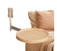 Escritorio pequeño de Pared - Mesa de Centro Plegable Flotante con rotación de 180 Grados, Ideal para el hogar, la Cocina, el Dormitorio, la mesita de Noche Moderna y Multiusos, 28 x 28 cm.