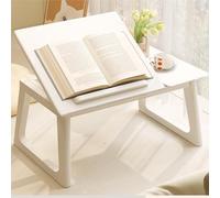 Escritorio plegable ajustable para computadora, bandeja portátil de madera maciza para escribir y dibujar, ideal para sala de estar y balcón, multiusos