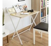 Escritorio Plegable Con Estante Escritorio De Ordenador PC Mobiliario Oficina