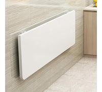 Escritorio plegable de hojas abatibles, mesa de comedor pequeña plegable, mesa colgante de pared que ahorra espacio for cocina, estudio, dormitorio, baño, oficina y balcón(White,80*30cm/31*12inch)