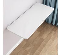 Escritorio plegable de pared plegable para montar en la pared, mesa flotante multifuncional, mesa compacta para balcón, escritorio de escritura que ahorra espacio (50 x 30 cm)