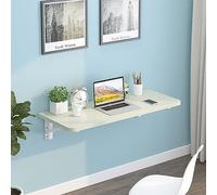 Escritorio plegable de pared que ahorra espacio, mesa de estudio y computadora con hojas desplegables para espacios pequeños, ideal para oficina, lavandería y dormitorio