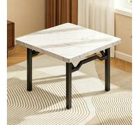Escritorio Plegable Mesa Plegable Manualidades Cocina Plegable y Compacta | Patas Metálicas Plegables y Resistentes Que Ahorran Espacio for Comidas Diarias, Reuniones y Apartamentos