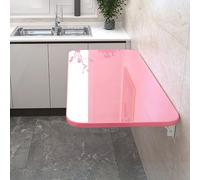 Escritorio plegable montado en la pared, banco de trabajo de madera, compacto y plegable, elegante, fácil de instalar, perfecto para espacios pequeños, muebles de oficina en casa
