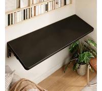 Escritorio plegable montado en la pared con soportes de metal, banco de trabajo plegable para lavandería, oficina en casa, cocina, dormitorio, bar en casa
