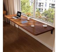 Escritorio plegable montado en la pared, escritorio flotante que ahorra espacio para habitaciones pequeñas, mesa de pared de 80 x 30 cm, escritorio plegable para laptop, para estudio, dormitorio