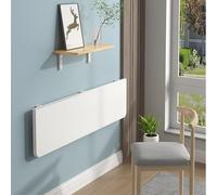Escritorio plegable montado en la pared, mesa de madera maciza con hojas colgantes para oficina, cocina, dormitorio, lavandería, banco de trabajo flotante que ahorra espacio