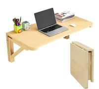 Escritorio plegable montado en la pared, mesa de madera moderna que ahorra espacio para estudio, dormitorio, comedor, vestidor