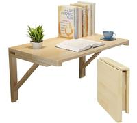 Escritorio plegable montado en la pared - Mesa flotante moderna de estudio y comedor para dormitorio, cocina, balcón - 120 x 50 cm, solución perfecta para laptop y oficina en casa