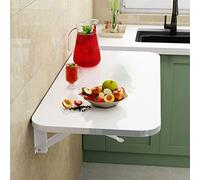 Escritorio plegable montado en la pared para ordenador portátil, mesa de comedor flotante plegable