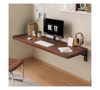 Escritorio plegable montado en la pared que ahorra espacio, mesa de escritura flotante, soporte de hierro, estación de trabajo, mesa de cocina, escritorio de computadora, diseño compacto (tamaño: 40 x