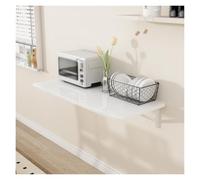 Escritorio plegable para ahorrar espacio, estación de trabajo compacta para espacios pequeños, oficina en casa, estudio, cocina, comedor (blanco, 90 x 40 cm)