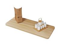 Escritorio plegable para ahorrar espacio, mesa de comedor montada en la pared para espacios pequeños, oficina en casa, cocina, restaurante, garaje (nogal claro, 100 x 40 cm)