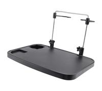 Escritorio plegable para computadora de automóvil, soporte para computadora portátil, bandeja para comida y bebidas
