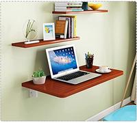 Escritorio plegable para computadora montado en la pared, mesa de madera de pino para oficina en casa, estación de trabajo y comedor, elegante mueble montado en la pared, diseño versátil