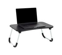 Escritorio port til Mind Reader con bandeja para cama, patas plegables, mesa de sof , MDF, 59 cm de largo x 35 cm de ancho x 26 cm de alto, color