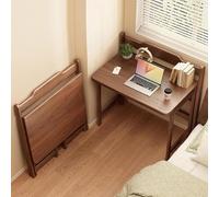 Escritorio portátil plegable para laptop, mesa de escritura pequeña ergonómica para dormitorio, no necesita montaje, estación de trabajo que ahorra espacio