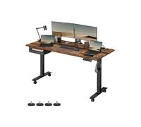 Escritorio Regulable en Altura 60 x 120 cm Blanco