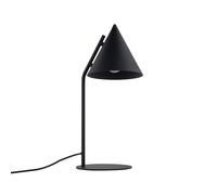Escritorio Tischleuchte Negro 49 CM Alto Metal Interruptor de Cable E27 de Retro