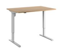 Escritorio Venla, de altura regulable eléctricamente eurokraft basic, recto