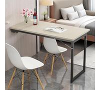 Escritorio y mesa de comedor de pared que ahorra espacio, 100 x 60 cm, ideal para cocinas pequeñas, comedores, salas de estar y dormitorios, versátil y multifuncional