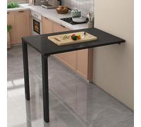 Escritorios de pared para espacios pequeños, mesa de comedor montada en la pared, mesa plegable de cocina, mesa de pared de pared adecuada para kit (tamaño: 80 x 30 cm)