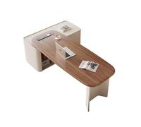 Escritorios Escritorio de madera maciza, lujo ligero, sala estudio moderna, escritorio oficina, del jefe la empresa, computadora, consulta belleza médica Mesa para Manualidades(B,200*80*75cm)