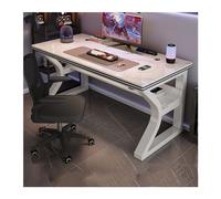 Escritorios Oficina Mesa de PC de vidrio templado, escritorio, dormitorio, hogar, mesa de estudio for estudiantes, escritorio de oficina simple y moderno, mesa de juego de lujo liviana Escritorios Com