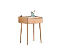 Escritorios Para Computadoras Escritorio de madera maciza, tocador moderno minimalista for apartamento pequeño, mesa de estudio de roble nórdico, mesa de té for sala de estar Escritorios De Oficina En