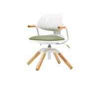 Escritorios y sillas Silla de estudio for niños, silla de computadora for niños ajustable en altura y profundidad, linda silla de estudio for niños de madera, adecuada for el hogar, la escuela y la bi
