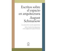 Escritos sobre el espacio en arquitectura