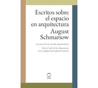 Escritos sobre el espacio en arquitectura