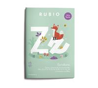 Escritura con letra ligada +5 años Vol 1 | RUBIO | Trazos, números (0-9), consonantes (Mm, Pp, Ll, Ss, Tt, Dd, Nn, Ff, Bb, Vv, Cc, Qq, Zz) y oraciones sencillas