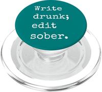Escritura Creativa Humor: Escribir Edición Gratis Diseño Claro PopSockets PopGrip para MagSafe