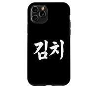 Escritura Divertida de guiones con Palabras en hangul Coreano de «Kimchi» con Pincel Carcasa para iPhone 11 Pro