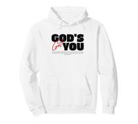 Escritura Fe Dios Biblia Religioso Cristiano Bendito Orar Sudadera con Capucha