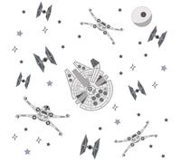 Escuadr n de Star Wars de Lambs & Ivy, caza X-Wing, caza Tie y Halc n Milenario
