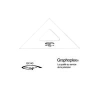 Escuadra 45 3 bordes rectos 13 cm