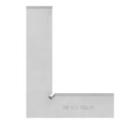 Escuadra Carpintero 100x70mm con Tope Ángulo de 90° con Escala, Cuadrados de Precisión para Construcción Metálica y Talleres Bloques de Escuadras Metálicas de Acero al Carbono Escuadra de Carpintería