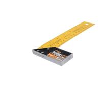 Escuadra carpintero amarilla metal 12 unidades 20 cm