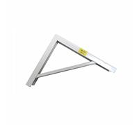 Escuadra De Acero Blanco Robusto 18X20Cm