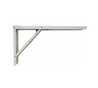 Escuadra De Acero Plegable Abat-Table Blanco 30X52Cm.