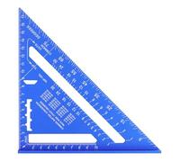 Escuadra de Carpintería Métrico, Regla triangular de aluminio, Aleación de Aluminio,Herramienta de Medición para Carpintero, Regla Triangular, Cuadrado de Carpintero (azul)